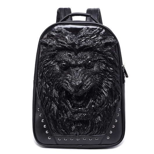 Mochila Unisex con Diseño 3D de León Furioso - Image 9