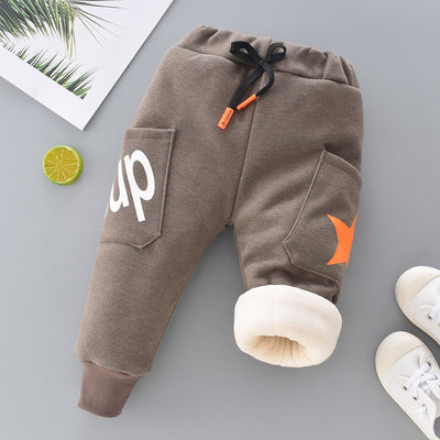 Pantalones Cálidos Acolchados de Felpa para Niña - Image 9