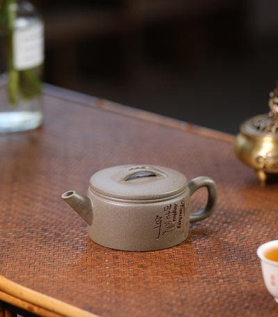 Tetera Artesanal de Barro Púrpura con Boca Ancha - Té Premium Hanwa - Image 8