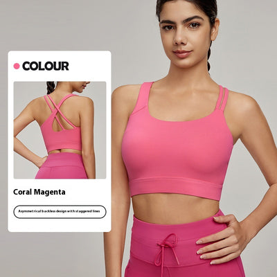 Top Deportivo Hombro Oblicuo con Sostén Integrado para Mujer - Image 13