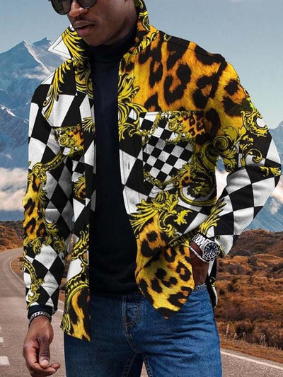 Cardigan Estampado 3D con Degradado de Colores y Botones Digitales - Image 22