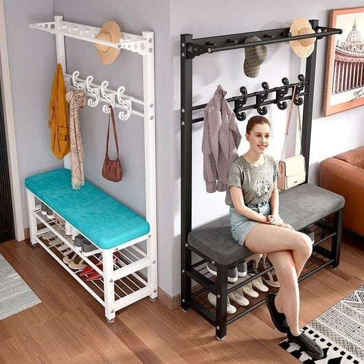 Perchero Zapatero Multifuncional Moderno para Entrada y Dormitorio - Image 3