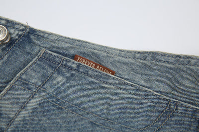 Pantalones Cargo Denim Vintage Lavado Retro Unisex - Image 10