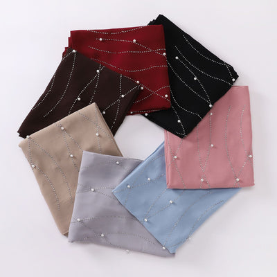 Pañuelo Brillante con Malla y Cristales para Mujer