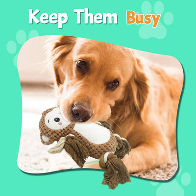 Pack de Juguetes Chirriantes para Perros Medianos y Grandes - Peluches Multicolores con Sonido - Image 2