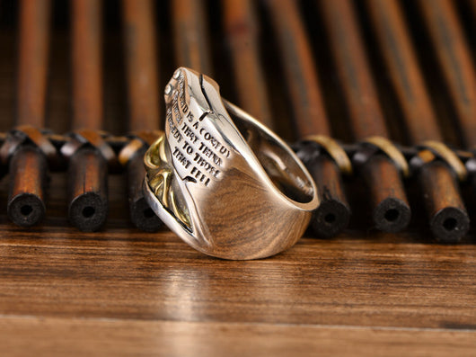 Anillo Retro de Plata 925 Negro para Hombre - Image 14