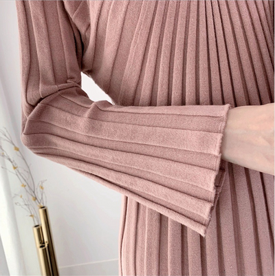 Vestido Ajustado de Punto Largo - Image 8