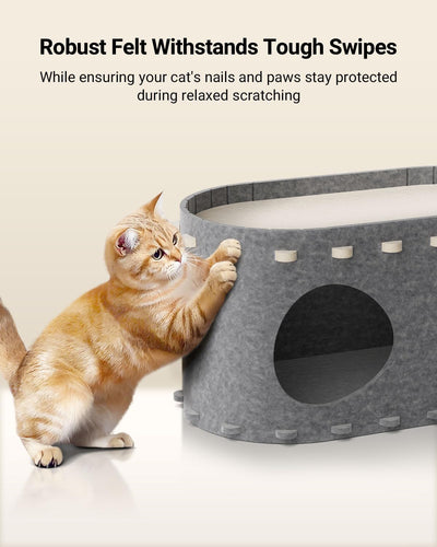 Casa Cueva para Gatos con Túnel Plegable y Resistente a Arañazos - Image 17