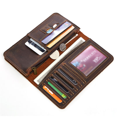 Billetera Clutch de Gran Capacidad Multibolsillos Hecha a Mano - Image 10