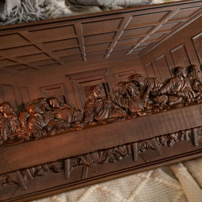 Cuadro Mural La Última Cena en Madera Maciza - Arte Decorativo - Image 8