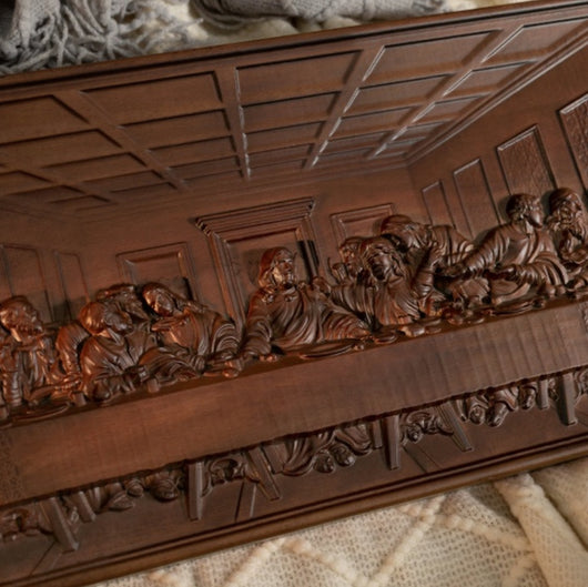 Cuadro Mural La Última Cena en Madera Maciza - Arte Decorativo - Image 8