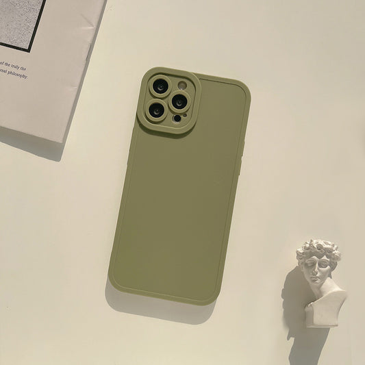 Funda de Teléfono Silicona Mate Color Sólido - Image 2