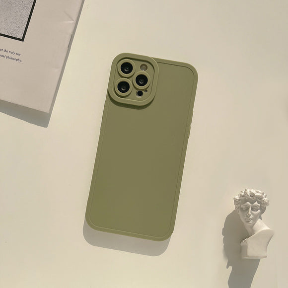 Funda de Teléfono Silicona Mate Color Sólido