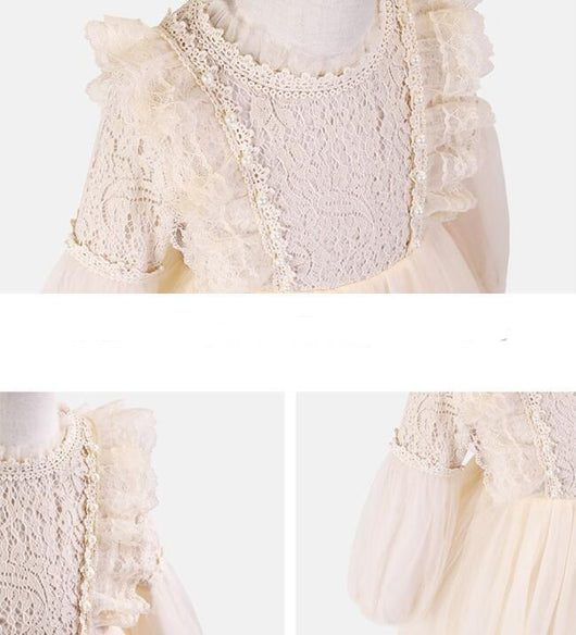 Vestido Princesa Niña Manga Larga Otoño - Image 12