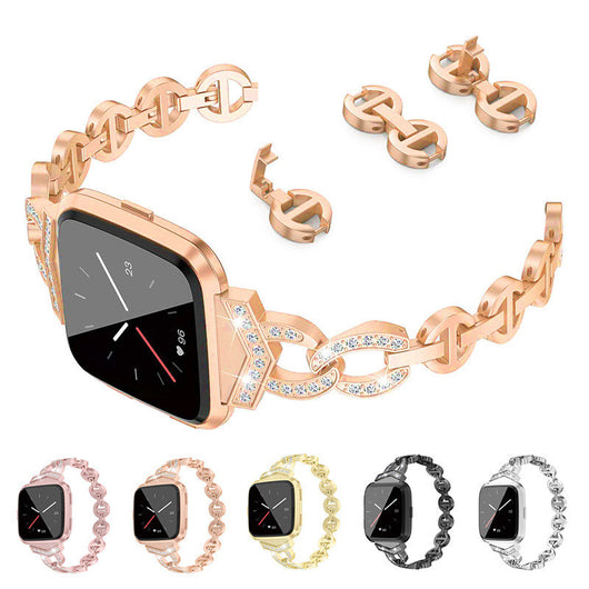 Reloj de Acero Inoxidable con Correa Metálica y Diamantes - Image 4