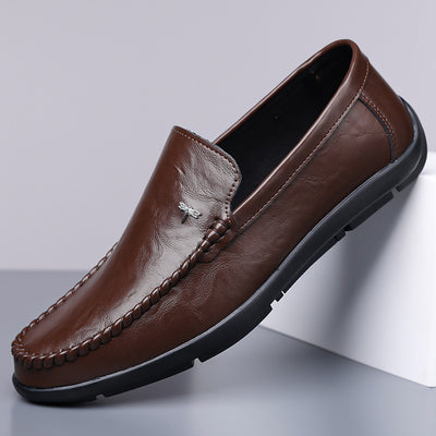 Zapatos Casuales de Cuero Transpirable para Hombre con Suela Suave - Image 2