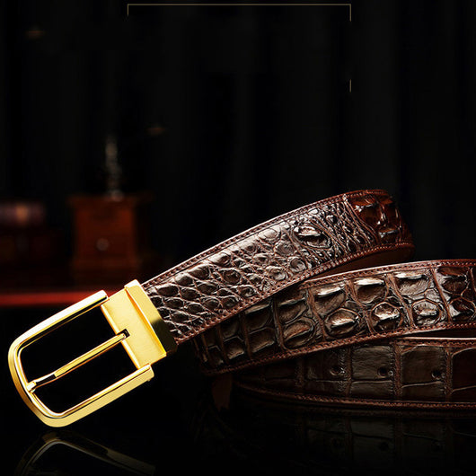 Cinturón Ejecutivo para Hombre con Hebilla de Pasador