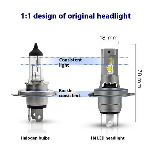 Faro LED H4 con Diseño Aerodinámico y Ventilación Integrada - Image 4