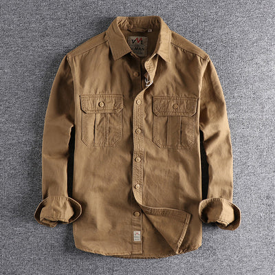 Chaqueta Camisa Multibolsillos para Trabajo - Lavado Fácil - Image 4