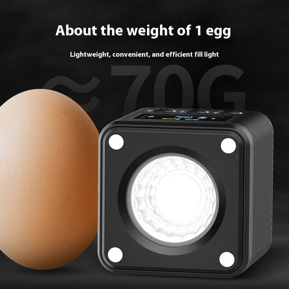 Luz de Relleno Magnética Mini LED Full Color con Batería de Litio