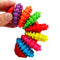 Pelota Juguete para Perro Engranaje Goma Multicolor Giratorio