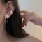 Aretes Mariposa Asimétricos con Borlas para Mujer
