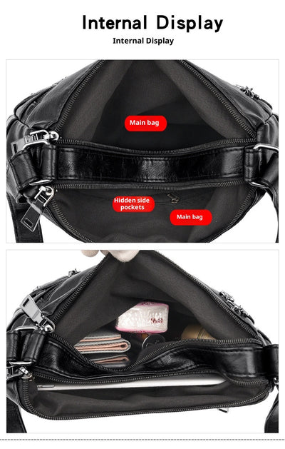 Bolso de Hombro de Doble Capa para Mujer Madura – Colección Otoño Invierno - Image 22