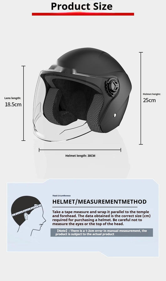 Casco de Moto Eléctrica con Aislamiento Térmico y Protección Contra el Viento - Image 19