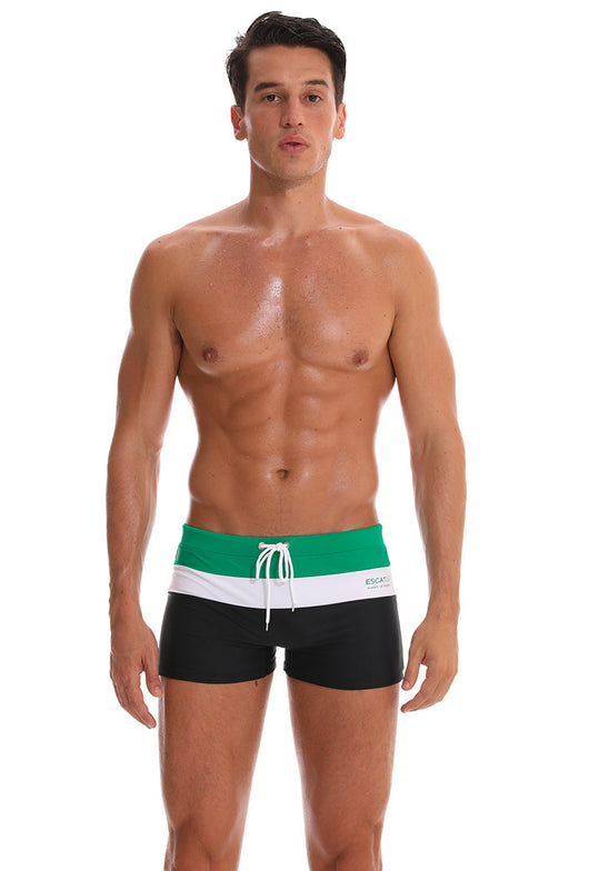 Shorts de Playa con Costuras Tricolor - Image 13