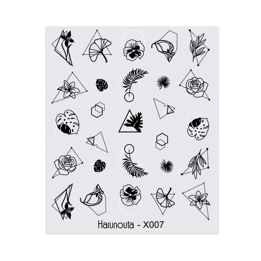 Stickers de Uñas Mariposas, Flores y Hojas - Diseños Artísticos - Image 25