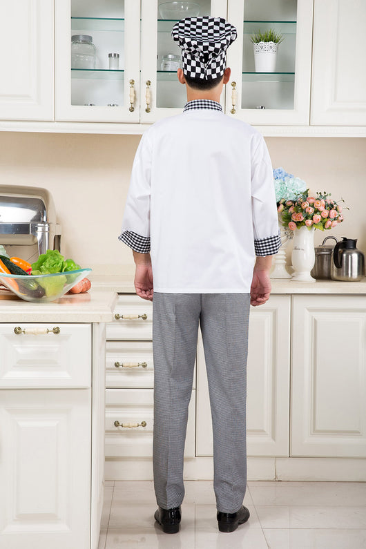Uniforme Chef Manga Corta Profesional para Panadería y Pastelería - Image 9
