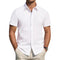 Camisa Elástica Manga Corta para Hombre Talla Grande