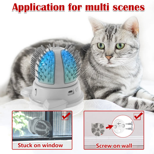 Cepillo Masajeador LED para Gatos con Juguete Interactivo - Image 7
