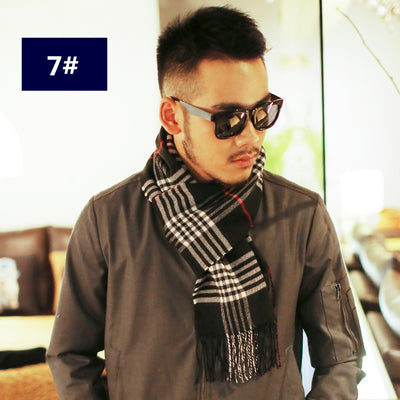 Bufanda Cuadrille Cálida para Hombre - Estilo Casual Versátil - Image 2