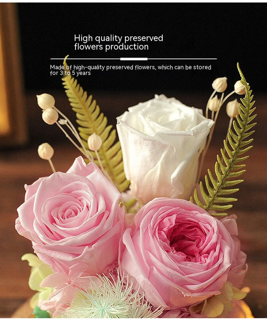 Rosa Eterna en Cúpula de Cristal - Regalo Perfecto para San Valentín - Image 7