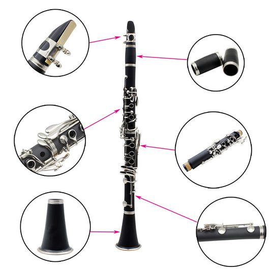Clarinete Barilitón de Níquel 17 Llaves - Instrumento de Iniciación Profesional - Image 2