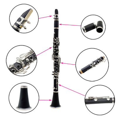 Clarinete Barilitón de Níquel 17 Llaves - Instrumento de Iniciación Profesional - Image 2