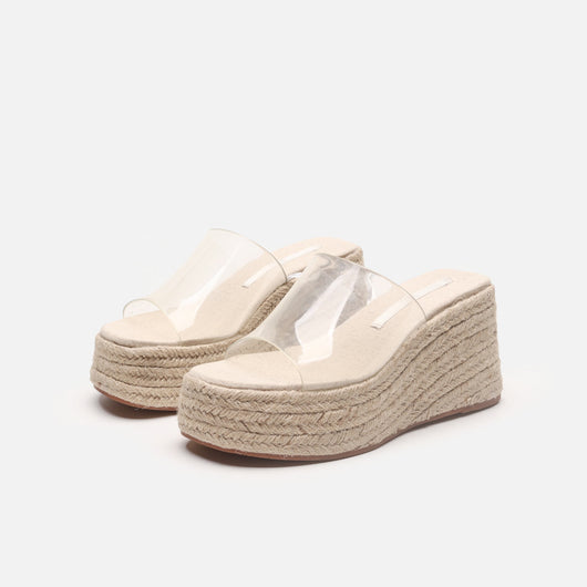 Sandalias Cuña Talla Grande para Mujer con Plataforma