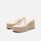 Sandalias Cuña Talla Grande para Mujer con Plataforma