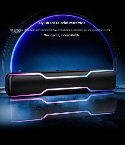 Parlante Bluetooth con Tira LED RGB y Lector de Tarjetas - Image 10