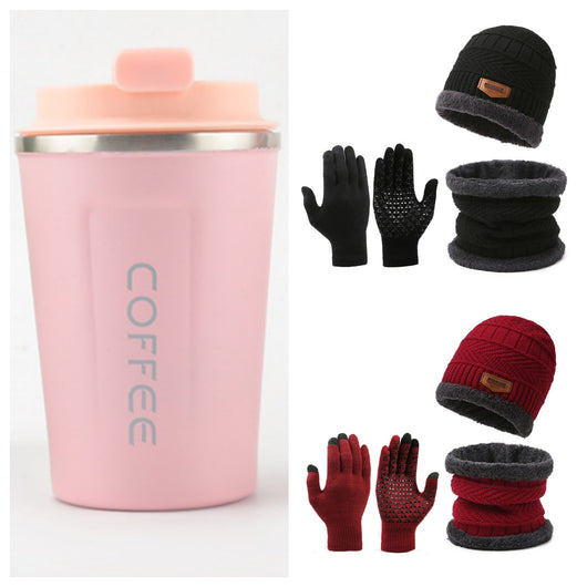 Conjunto Invernal 3 en 1: Bufanda, Guantes y Gorro de Lana Térmica - Image 36