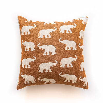 Cojín Decorativo Étnico con Tejido Teñido de Elefante - Image 7
