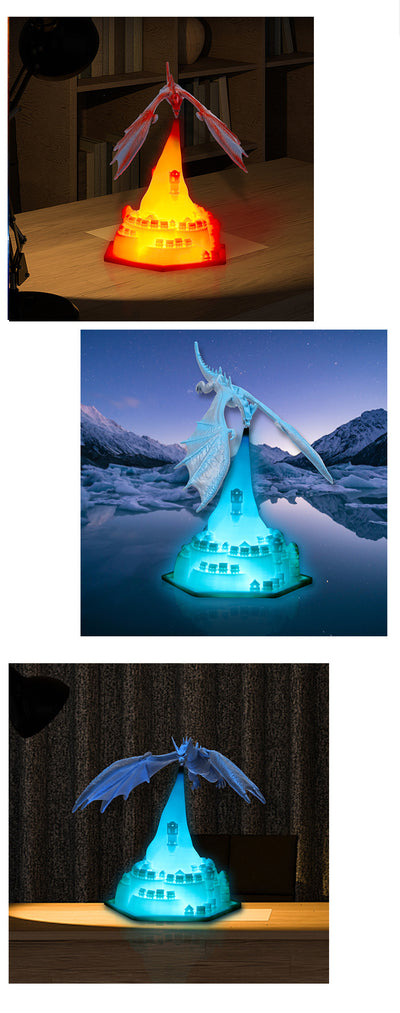 Lámpara de Escritorio Dragon 3D con Luz LED Respirable y Balance Dinámico - Image 8
