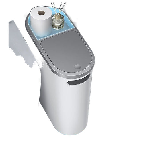 Basurero Compacto con Tapa para Baño - Contenedor de Almacenamiento Estrecho - Image 5
