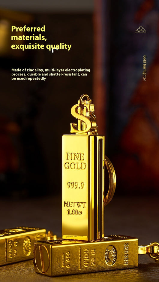 Llavero Multifuncional Gold Bar Pequeño - Metal Resistente Todo en Uno - Image 24