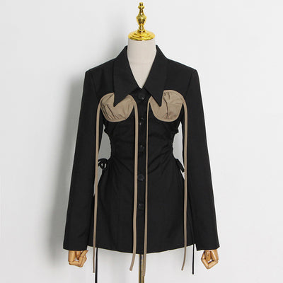 Blazer Ejecutivo Entallado para Mujer con Cierre Simple - Image 6