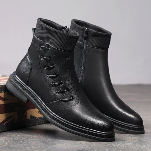 Botas Chelsea de Cuero British Premium para Hombre - Cálidas y Elegantes - Image 3
