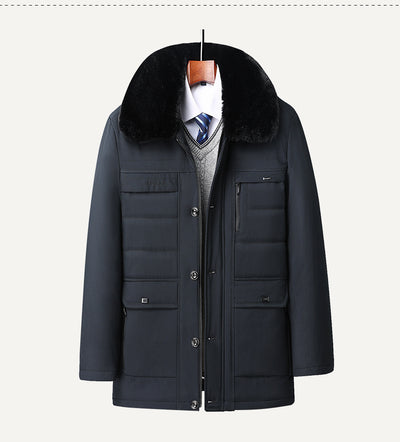 Chaqueta de Lana de Cordero para Hombre Maduro - Image 16