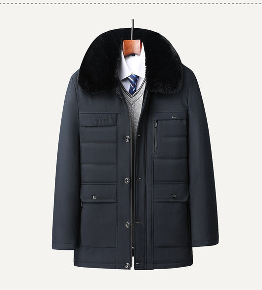 Chaqueta de Lana de Cordero para Hombre Maduro - Image 16