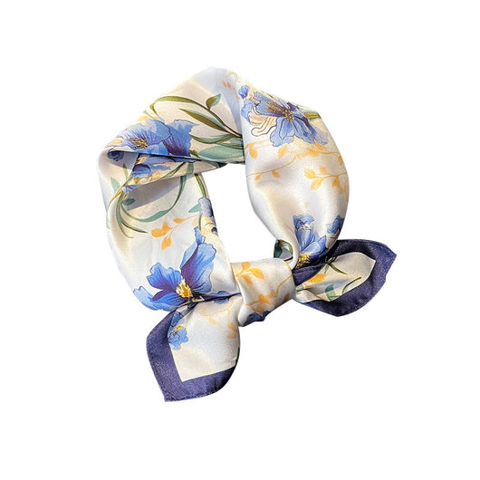 Pañuelo de Seda Cuadrado Pequeño para Mujer - Ligero y Versátil - Image 5